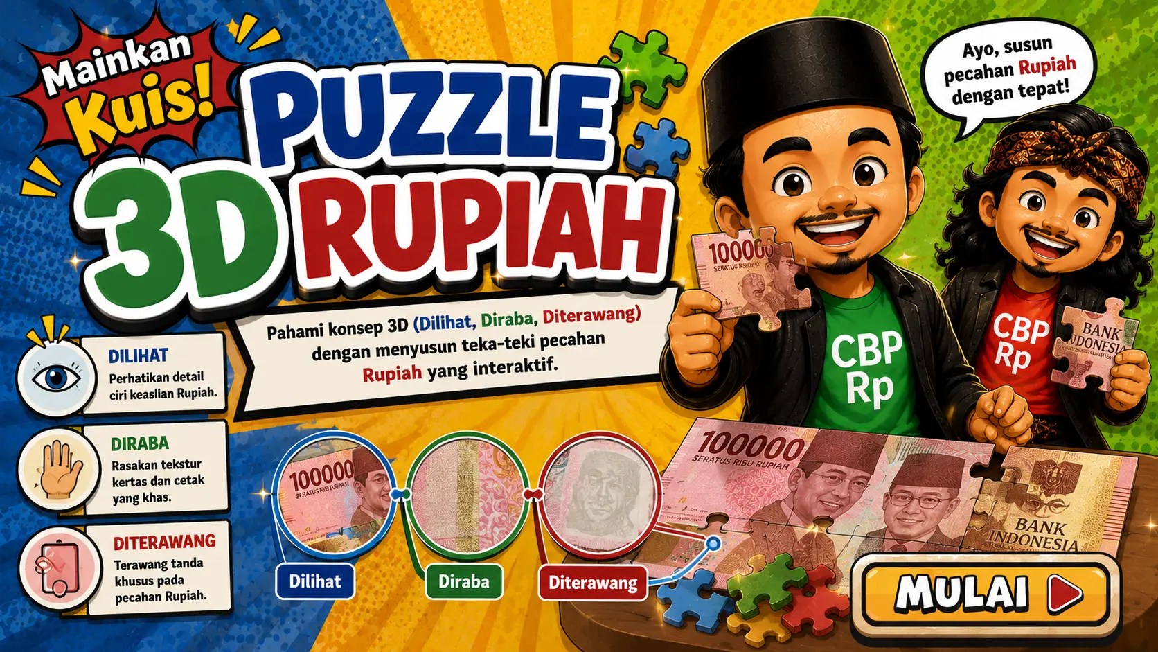 Puzzle 3D Rupiah